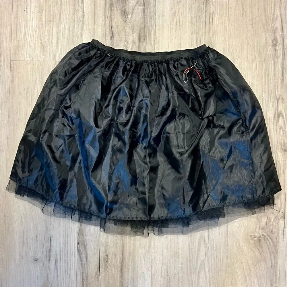 LED Lightup tutu in black sz L stretch Costume Skirt